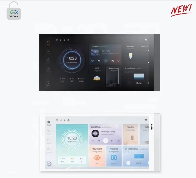 Multiple Control Options Smart Home Switch Multi Functional Touch Screen Zigbee Gateway Wall Central Control Panel with Intercom