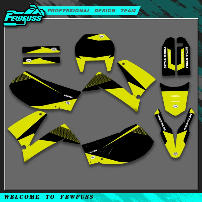 

Fewfuss для KTM LC4 640 Enduro 1998, 1999, 2000, 2001, 2002, 2003, 2004, 2005, 2006, 2007, наклейки с графикой для мотоцикла, наборы наклеек