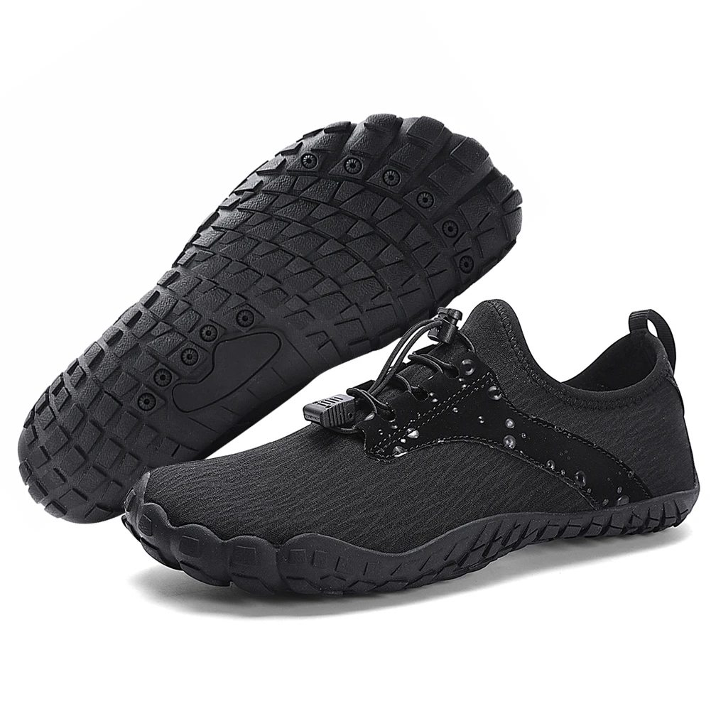 أحذية مائية أحذية شاطئ حافي القدمين سريعة الجفاف أحذية اللياقة البدنية للصالة الرياضية غير قابلة للانزلاق أحذية مريحة للمشي لمسافات طويلة قابلة للتنفس للشاطئ في الهواء الطلق