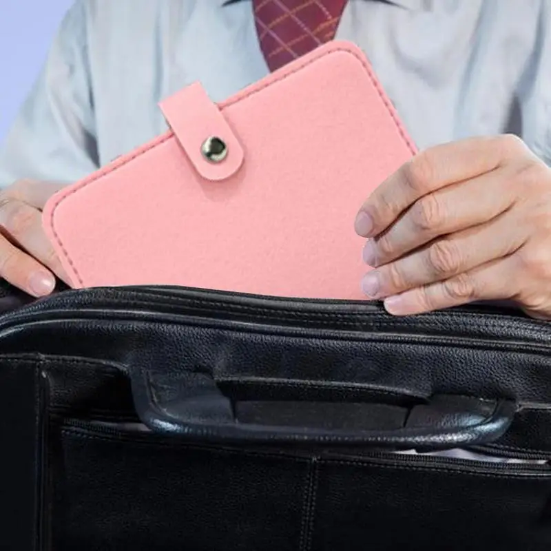 Money Challenge Binder A6 Waterproof Money Organizer With Zipper Tear-Resistant Binder Wallet For Home Work School Reusable Mone