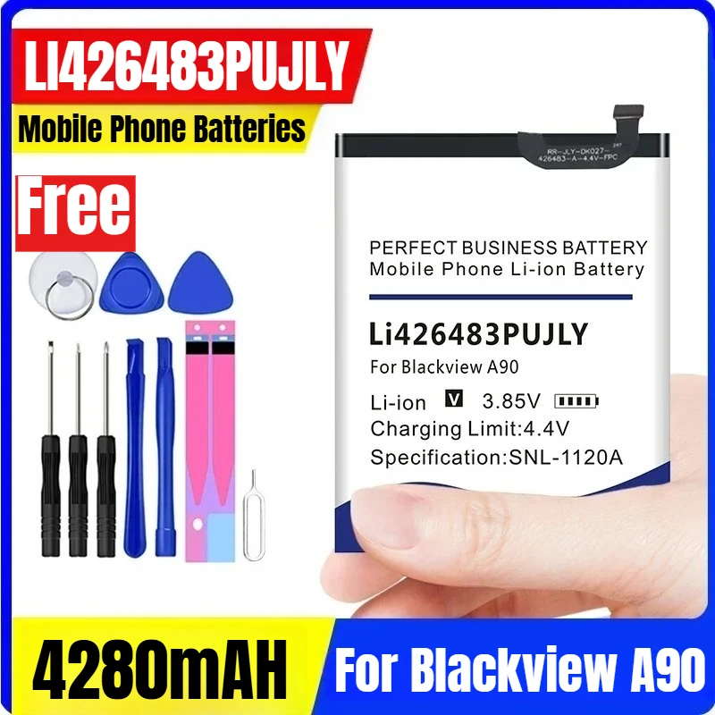 

LI426483PUJLY 3.85V 4280mAH Mobile Phone Batteries for Blackview A90