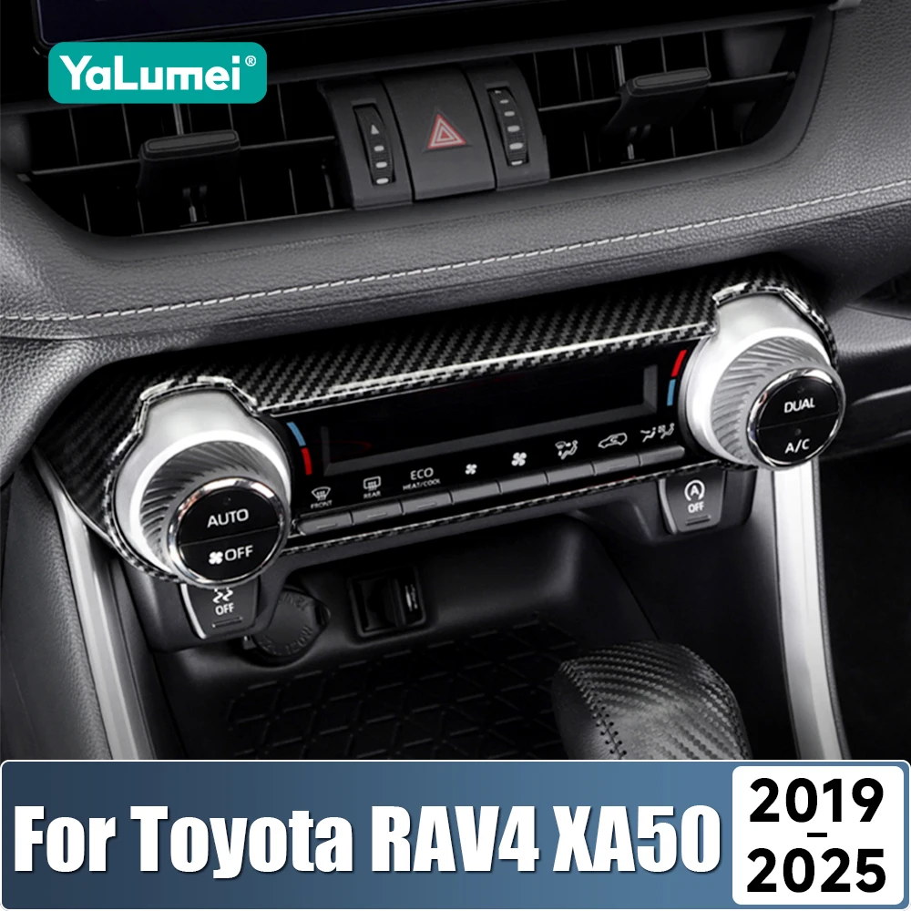 Für Toyota RAV4 XA50 2019 2020 2021 2022 2023 2024 2025 Hybrid Auto Klimaanlage Knöpfe Schalter Dekoration Abdeckung Zubehör