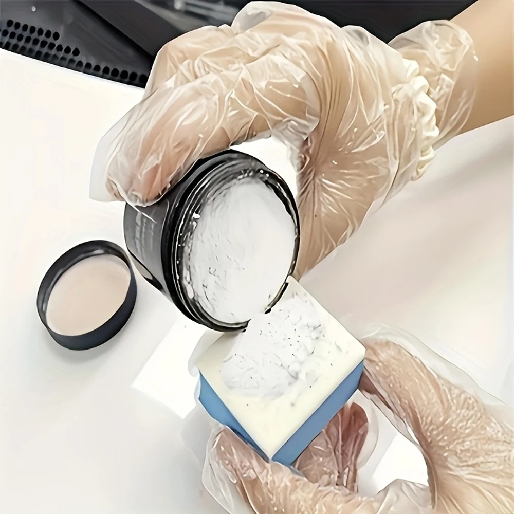 85ml KJM Professional Glass Polishing Powder - Fast-Acting Scratch Remover & Restorer for Car, Bathroom, RV, Mirror Surfaces - C