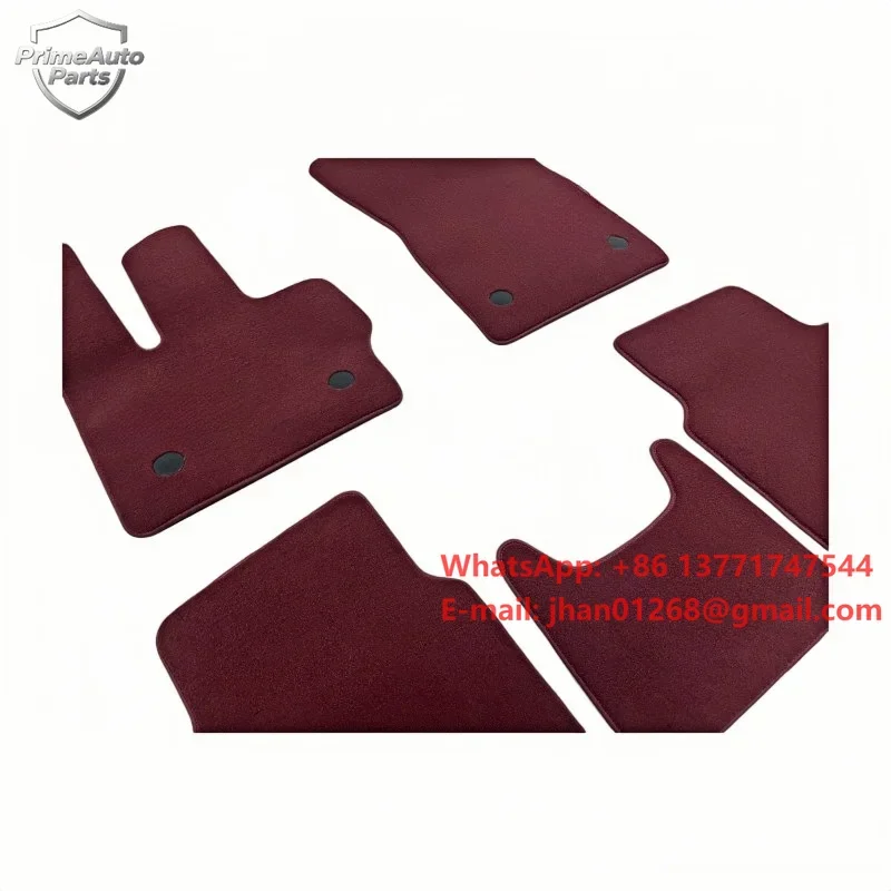 Authentic Luxury Wool Carpet Whole Car Floor Mat for G-Class G63 5-Piece Set 20mm Car Interior Decoration