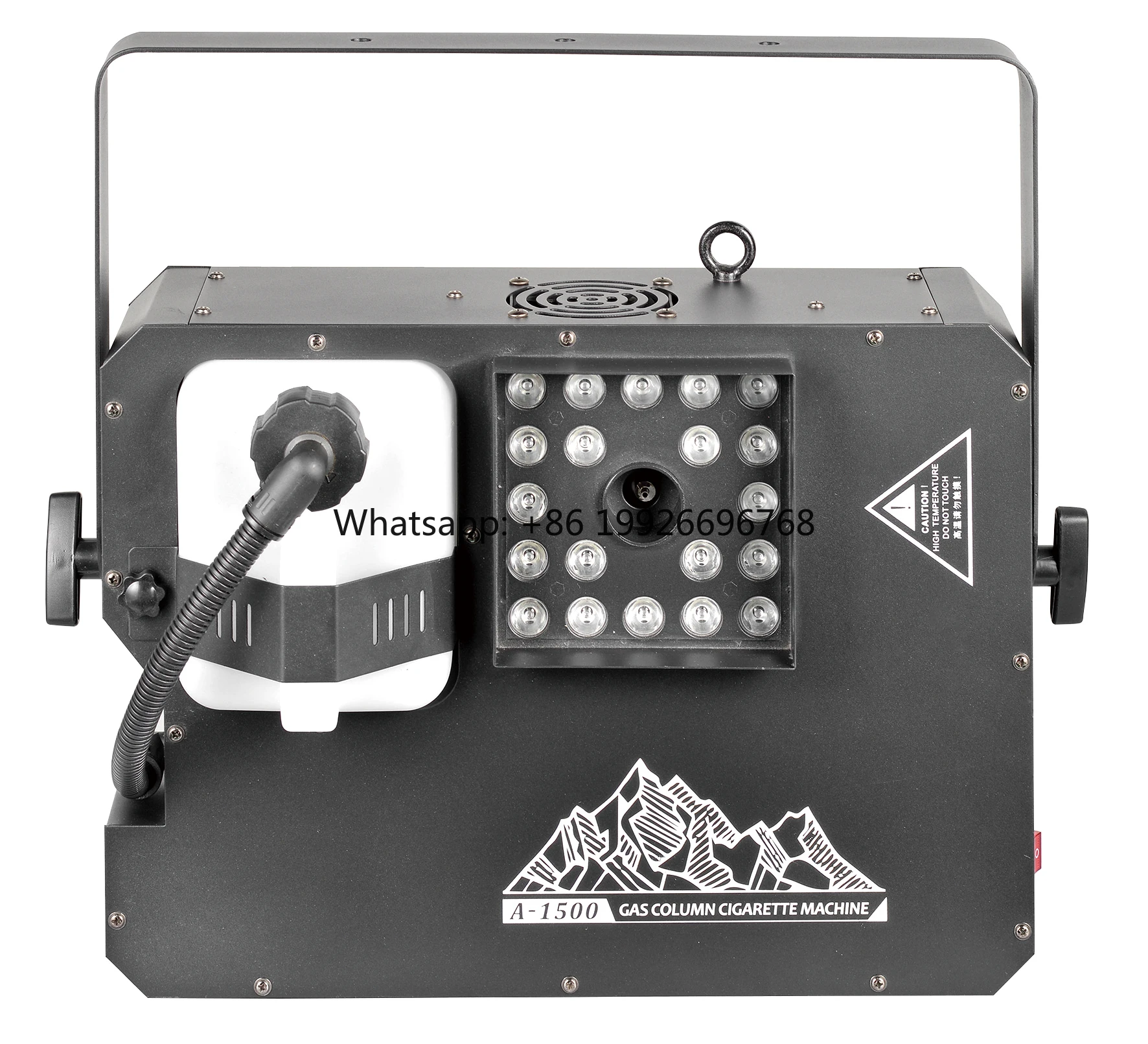 

1500W LED RGB Speed Vertical Gas Column Wireless Remote Control Fog Machine with Fast Stop Function