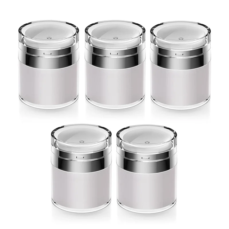 Recipiente cosmético mal ventilado do recipiente do hidratante de 1.7 oz com bomba novo recipiente mal ventilado vazio da loção do curso