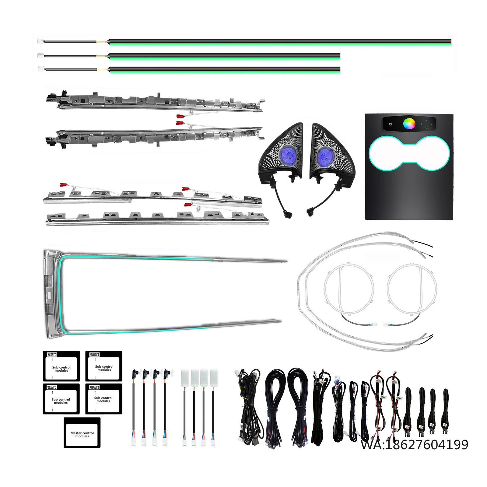 

ICarsin: Обновленные RGB LED-аксессуары для внутренней подсветки салона автомобиля Tesla Model Y/3 (2021-2025) – Декоративная атмосферная подсветка