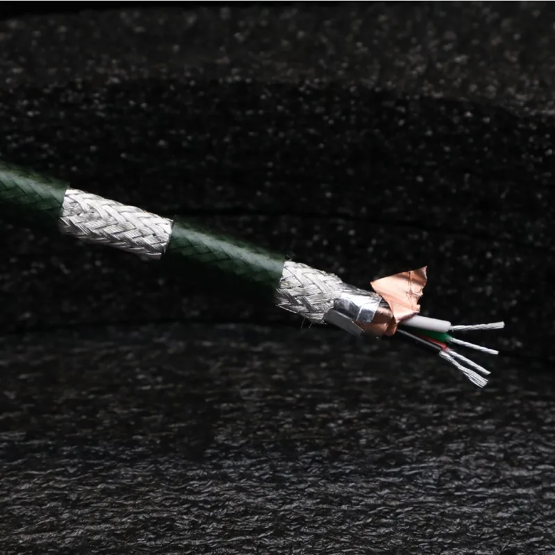 AUDIOMECA sterling silver hifi audio cable with multi-layer shielding structure
