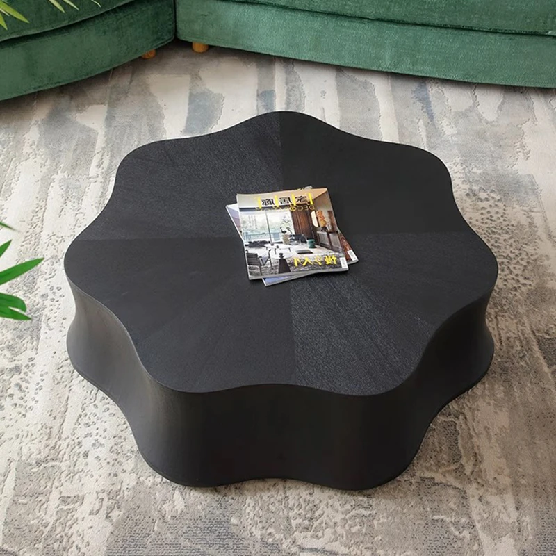 Black Xenomorph Coffee Table Modern Space Saving Universal Living Room Salon Side Table Accent Couchtisch Space Saving Furniture