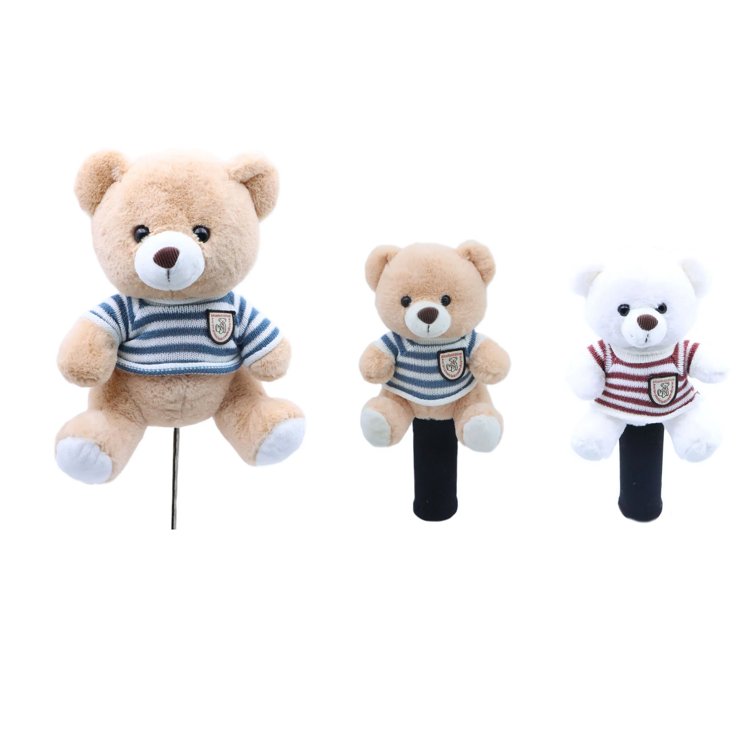 

Cute Bear Golf Headcover for Driver Fairway Hybrid Universal Protective Sleeve Cute Guard Anti Scratch Golf Club Head Cover Gift