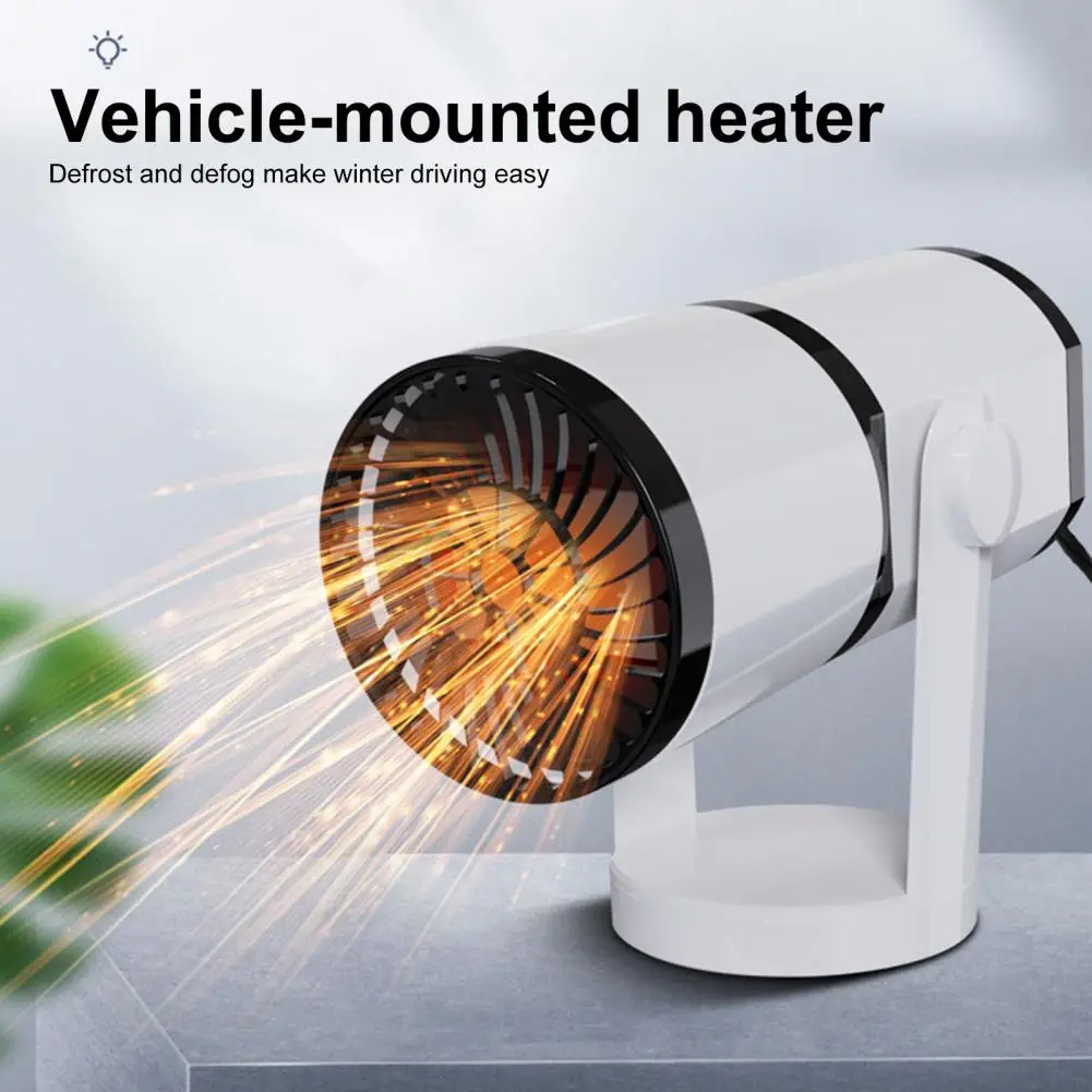 Windscreen Fan  Helpful Efficient Dual Use  12V 24V Car Windshield Heater for Automobile