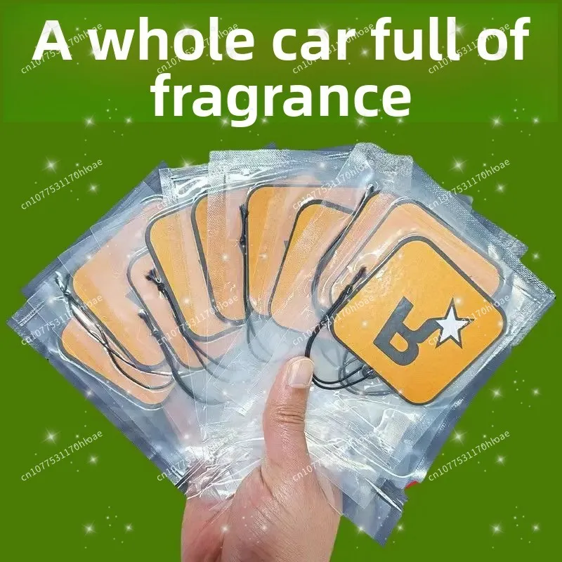 Car natural solid fragrance tablets, long-lasting light fragrance, hanging fragrance tablets