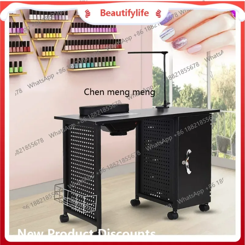 Discounts Manicure workbench Manicure table with vacuum cleaner Simple beauty manicure table