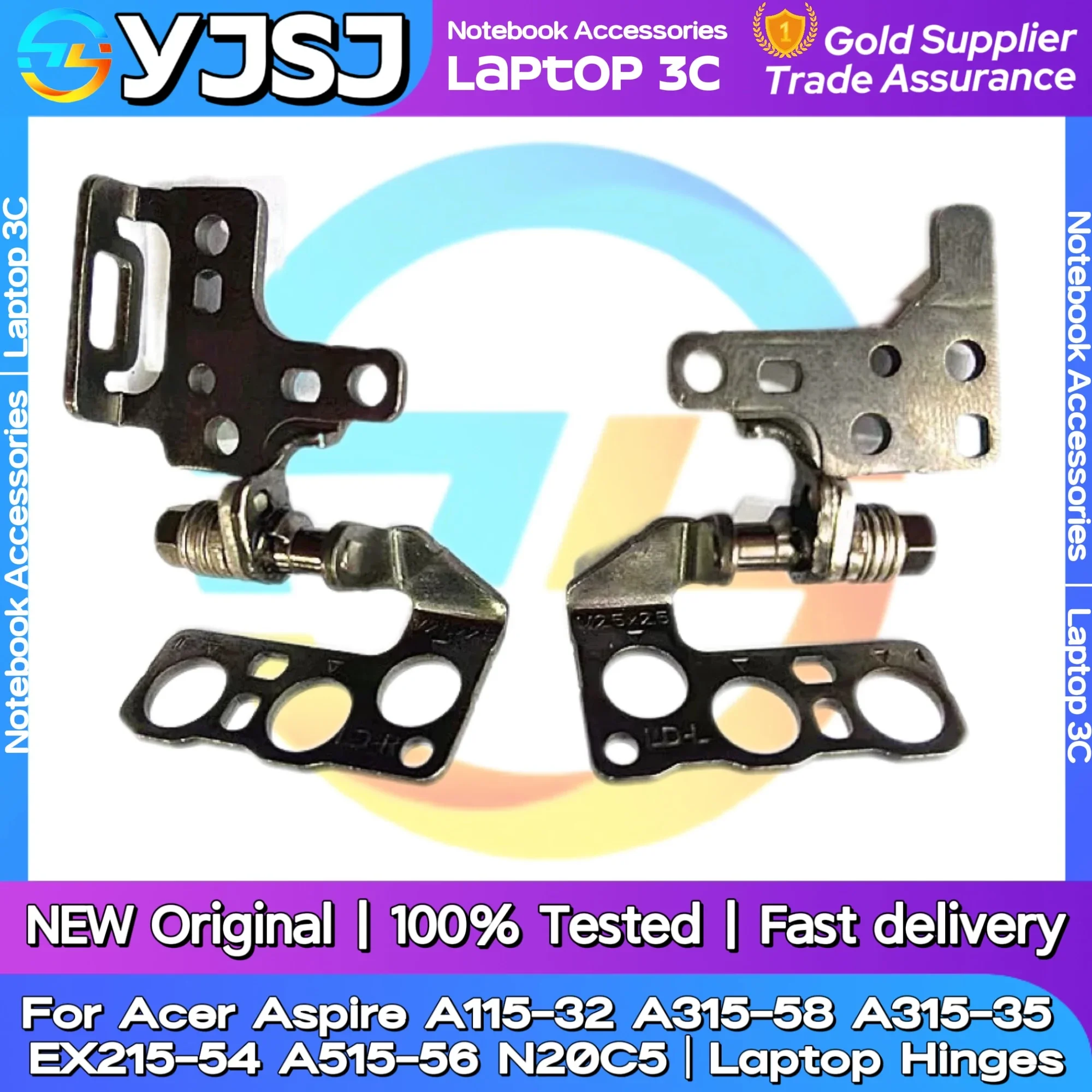 

New Original Laptop Notebook Hinges For Acer Aspire A115-32 A315-58 A315-35 EX215-54 A515-56 N20C5 LCD Screen Hinges LCD shaft