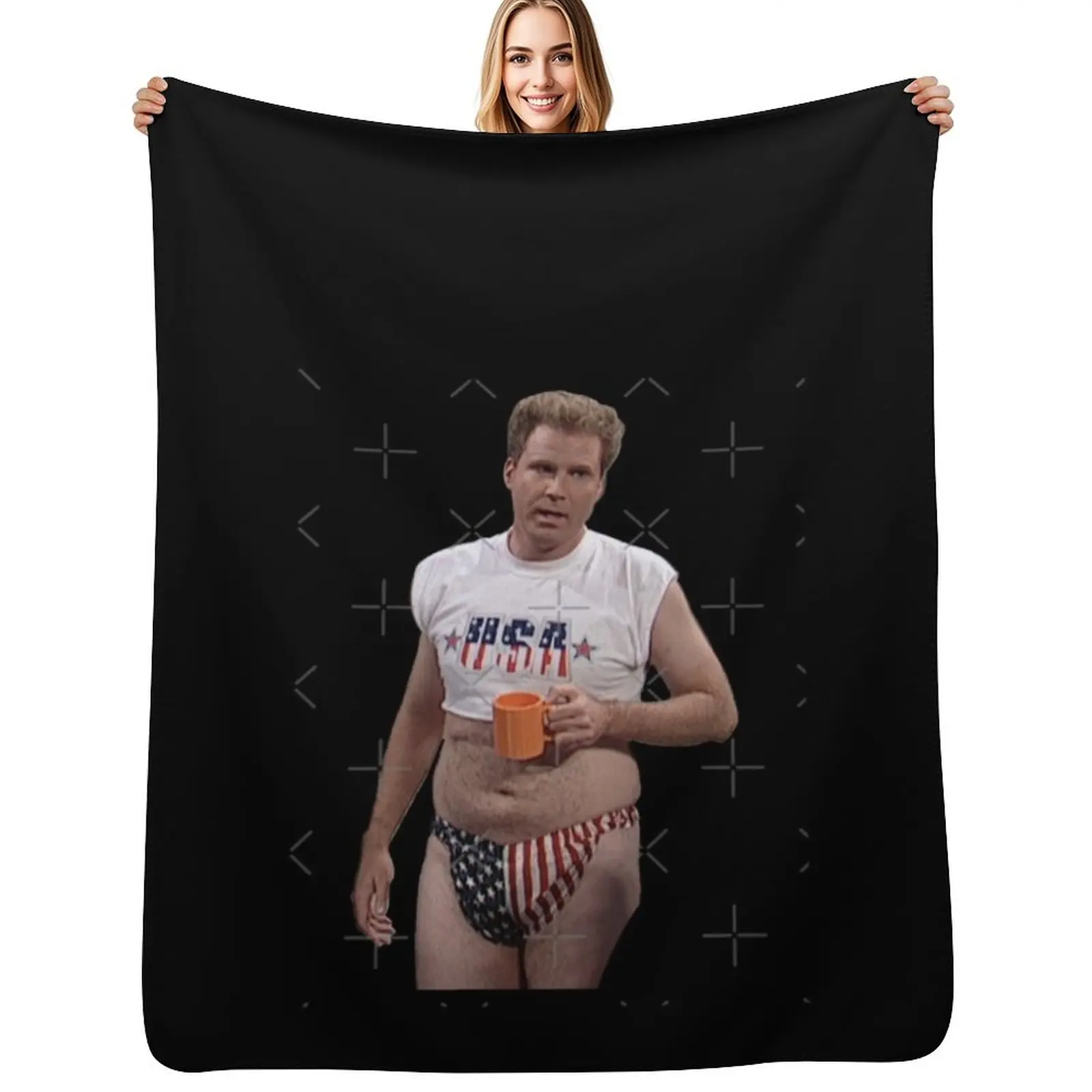 Will Ferrell - 4th of July - SNL Classic Throw Blanket for sofa Comforter Luxury Brand Quilt Warm Stuffeds Blankets