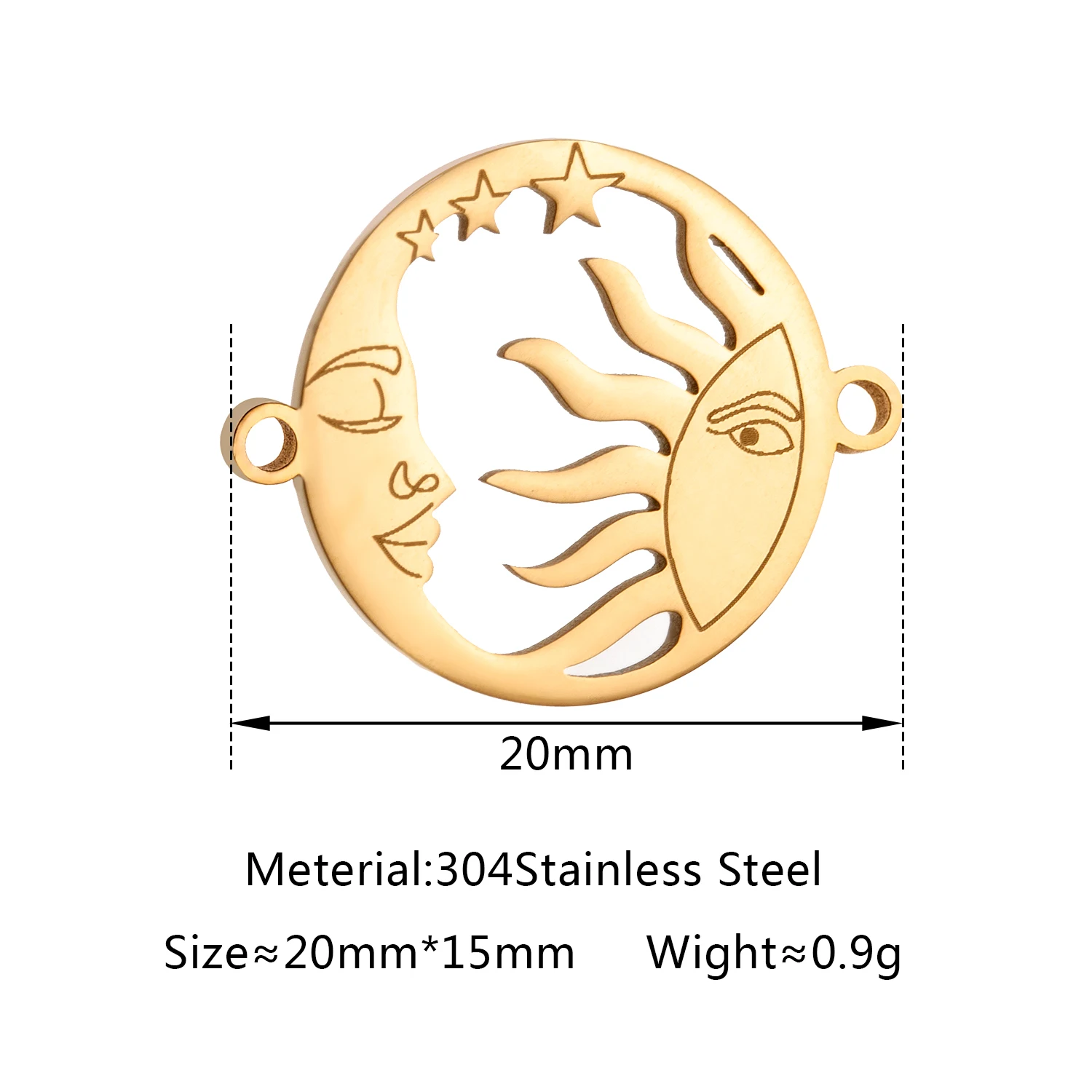 5 stks/partij Rvs Crown Charms & Zon Bloem Hanger Connector Voor DIY Ketting Oorbellen Armband Sieraden Maken Benodigdheden