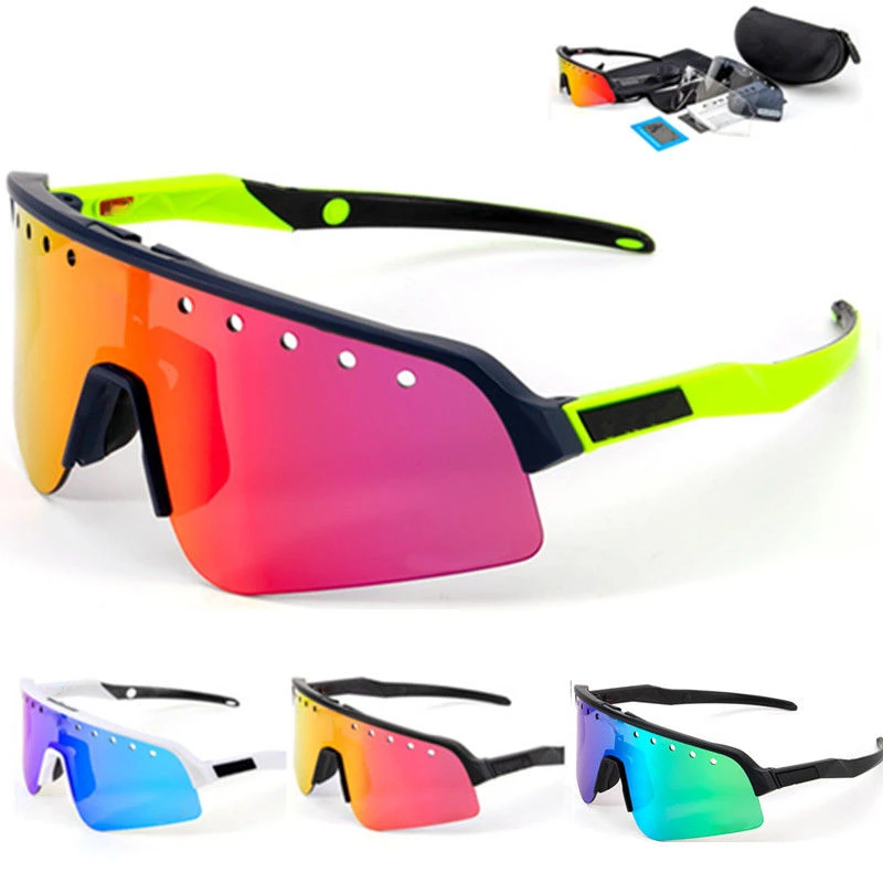 Óculos de sol para homens e mulheres, Road Cycling, Sports Glasses