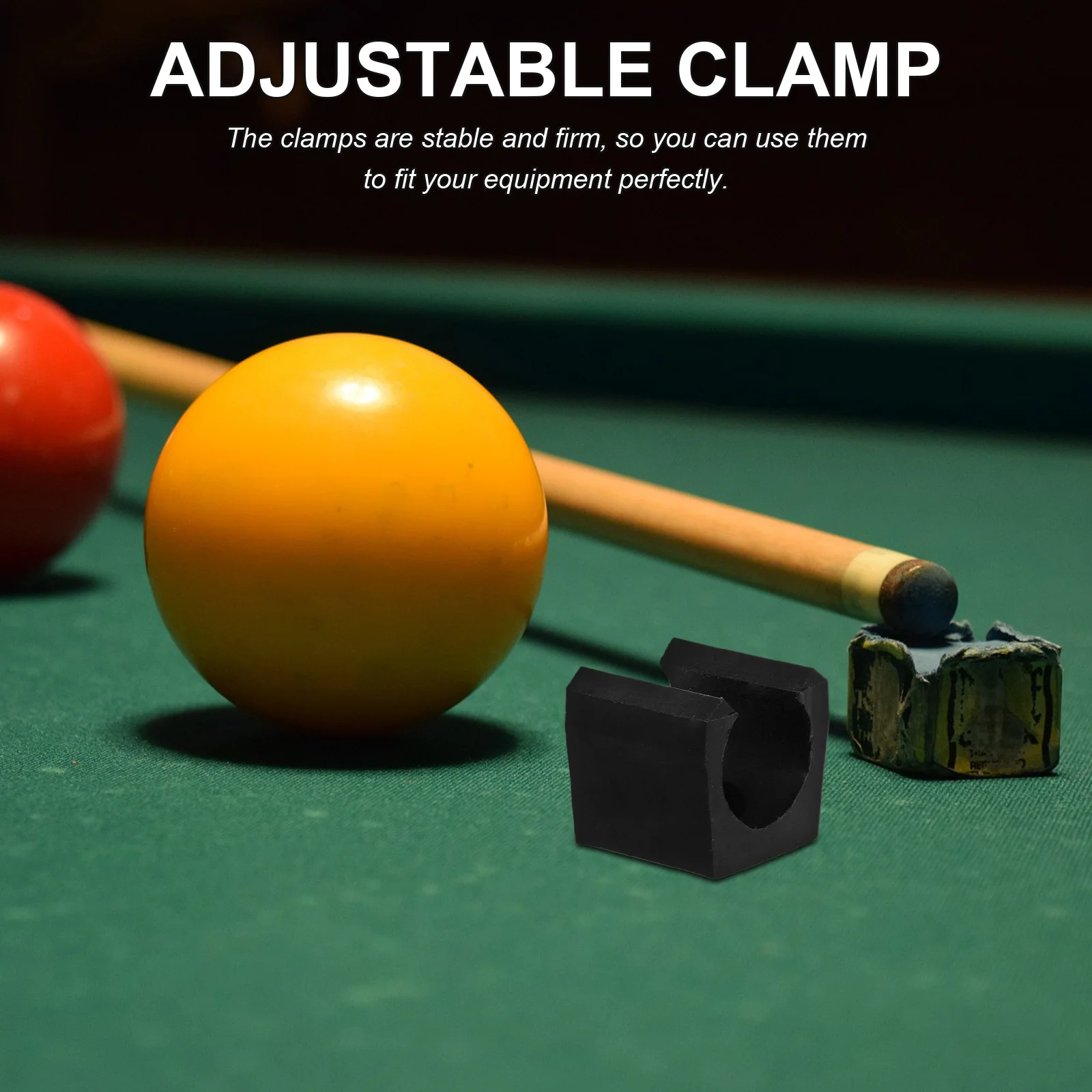 

15Pcs Wall Mounted Table Tennis Bat Clamp Stable Silver Adjustable Fishing Rod Holder Pool Cue Rack Fishing Rod Holders for Wall