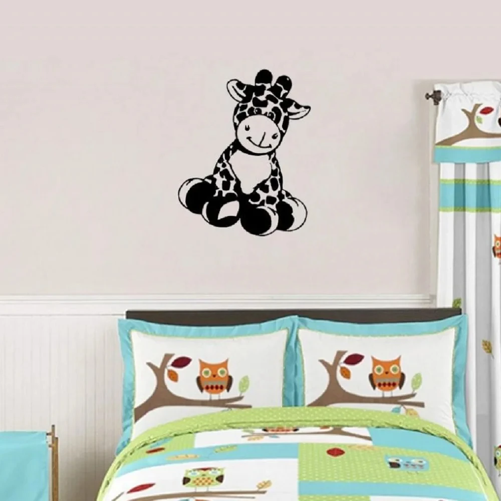 2024 Hot Sale New Giraffe Children Room Background Wall Stickers Waterproof Removable