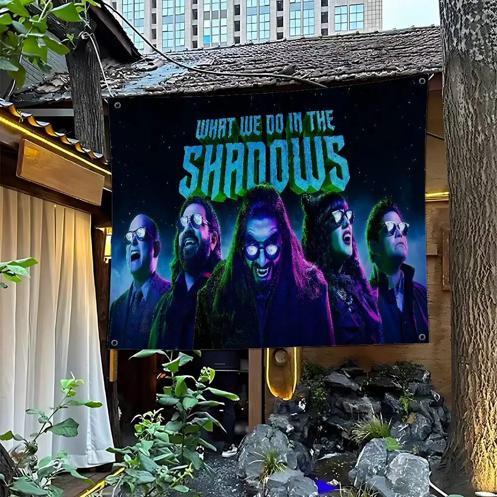 Film What We Do In The Shadows Patroon Banner Art Printing Japanse Muur Vlag Anime Muur Opknoping Home Decor