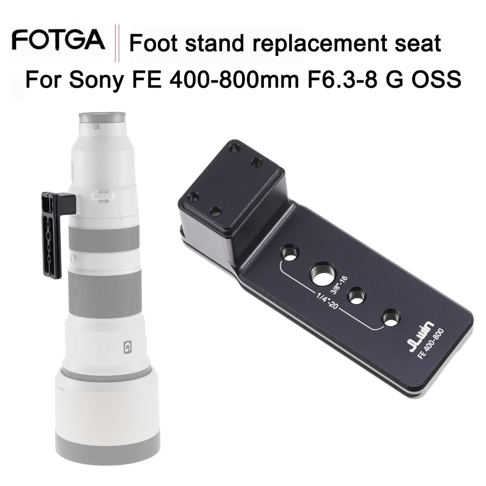 

FOTGA Tripod Replacement Seat Lens Tripod Ring For Sony FE 400-800mm F6.3-8 G OSS Camera Lens Adapter Quick Release Tripod Ring