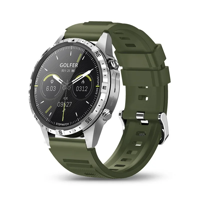 2025 New Smart Watch GT45 All-in-One Outdoor Sports Companion with Bluetooth Call Voice Assistant, Compass and Health Monitoring