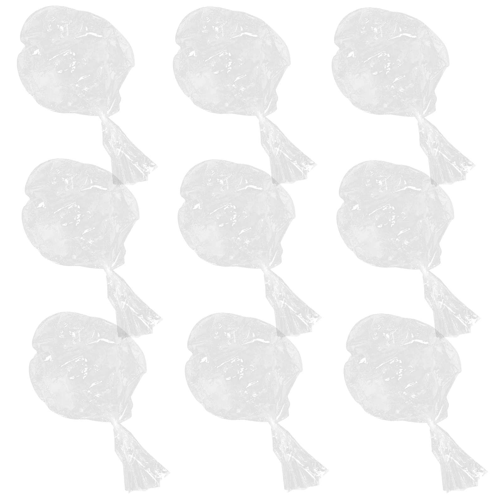 

10 Pcs Bobo Balloons Stretchable Transparent Heart Shaped Party Decorations Bridal Shower Birthday Celebration