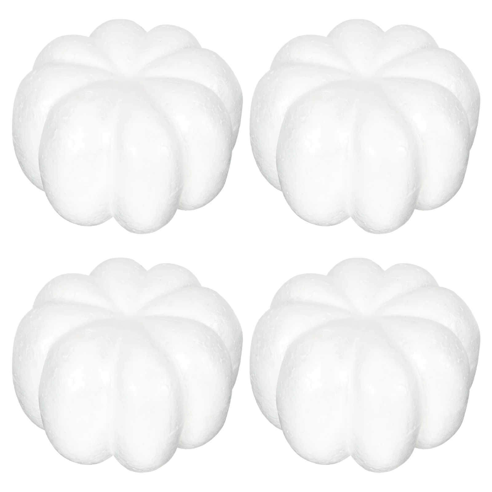 4 Pcs Foam Pumpkin Artificial Props Intelligent Vegetable Toy Decor Household Ornament Model Child