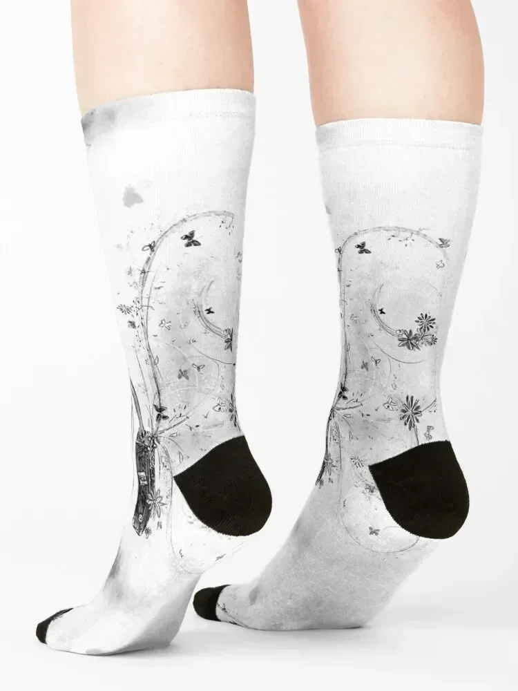 حقيبة مليئة بالجوارب الصيفية kawaii المشي لمسافات طويلة مصمم العلامة التجارية بارد الذكور الجوارب النسائية