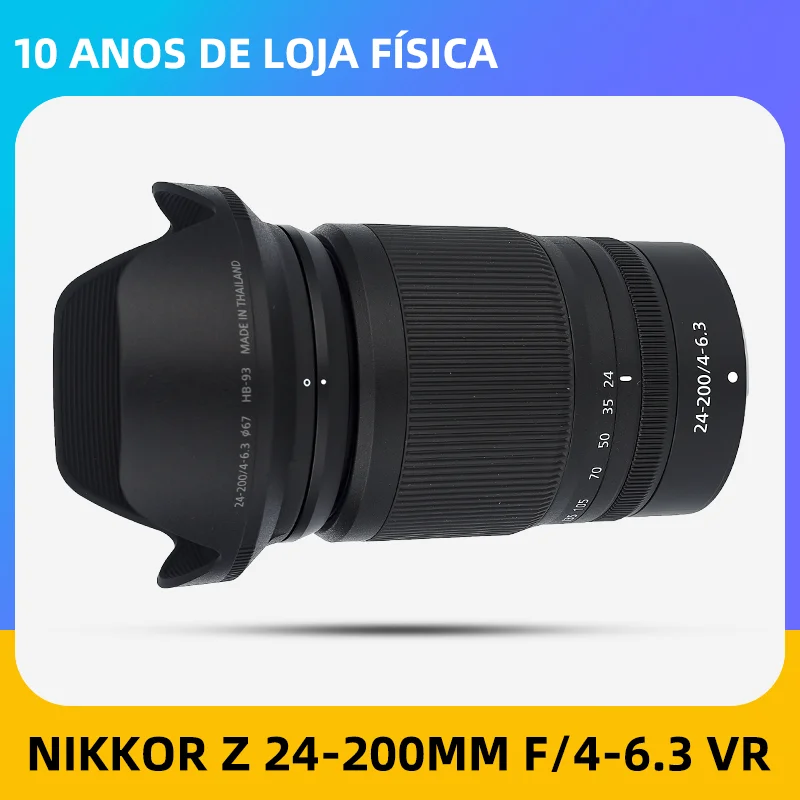 

NIKON NIKKOR Z 24-200mm f/4-6.3 Compact Telephoto Zoom Lens for Nikon Z Mirrorless Cameras