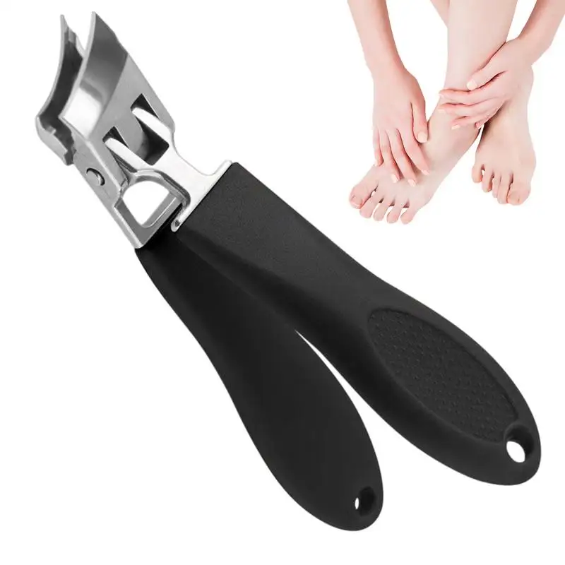 Slanted Nail Clippers No Splash Self-Collecting Nail Cutter Slanted Curved Toe Nail Clippers for Ingrown Toenails & Fingernail