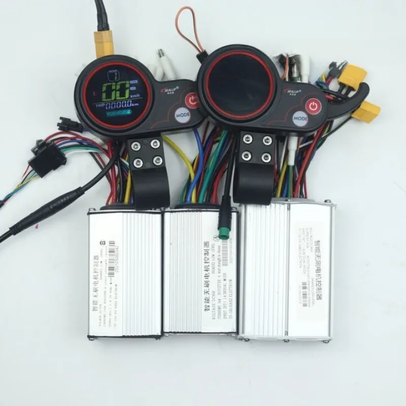 

Electric Scooter Dashboard 36V48V Controller Charger Remote Switch Throttle Instrument