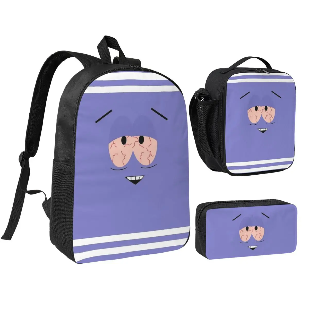 

Рюкзак Towelie SouthsPark 3pecs/set для мальчиков и девочек, сумка через плечо, сумка для обеда, пенал