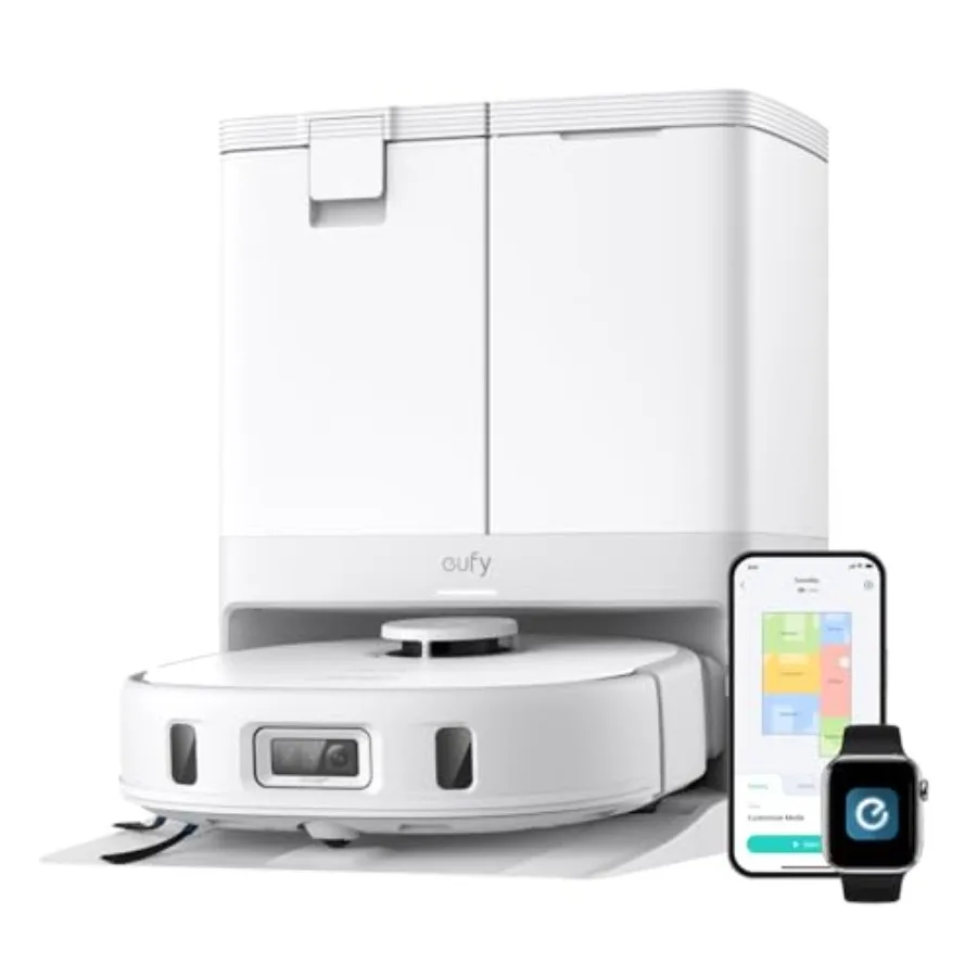 X10 Pro Omni Robot Vacuum and Mop Combo 8 000 Pa Dual Mops with 12 mm Auto-Lift and Carpet Detection AI Obstacle Avoidance Auto