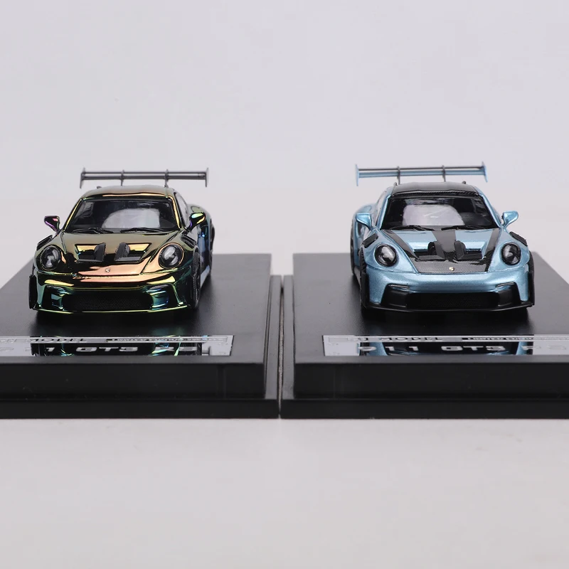 MJ 1:64 911 GT3 RS Die-cast alloy simulation car model toy