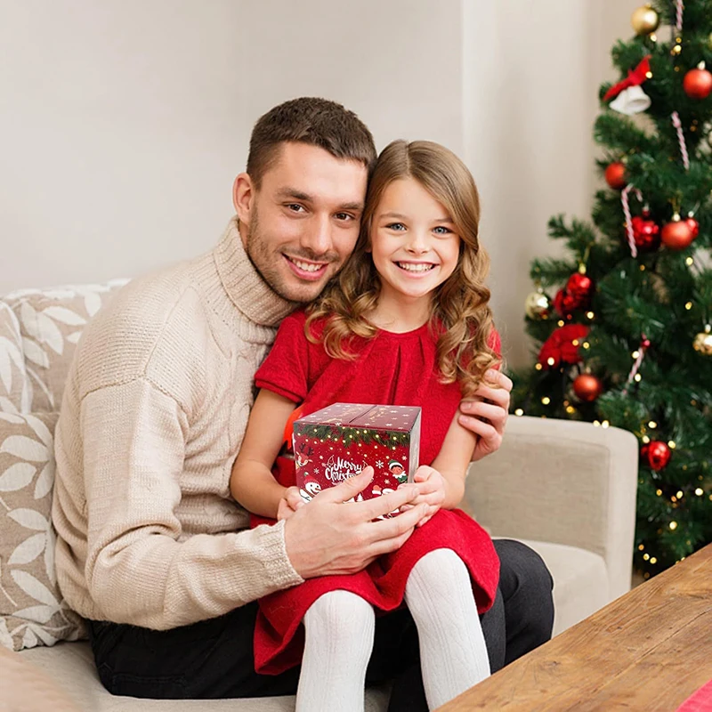 1X عيد الميلاد النقدية هدية صندوق مفاجأة حقيبة المال المال سحب حقيبة يد عيد الميلاد نافيداد سانتا كلوز هدية 2026 السنة الجديدة المال المغلف #3