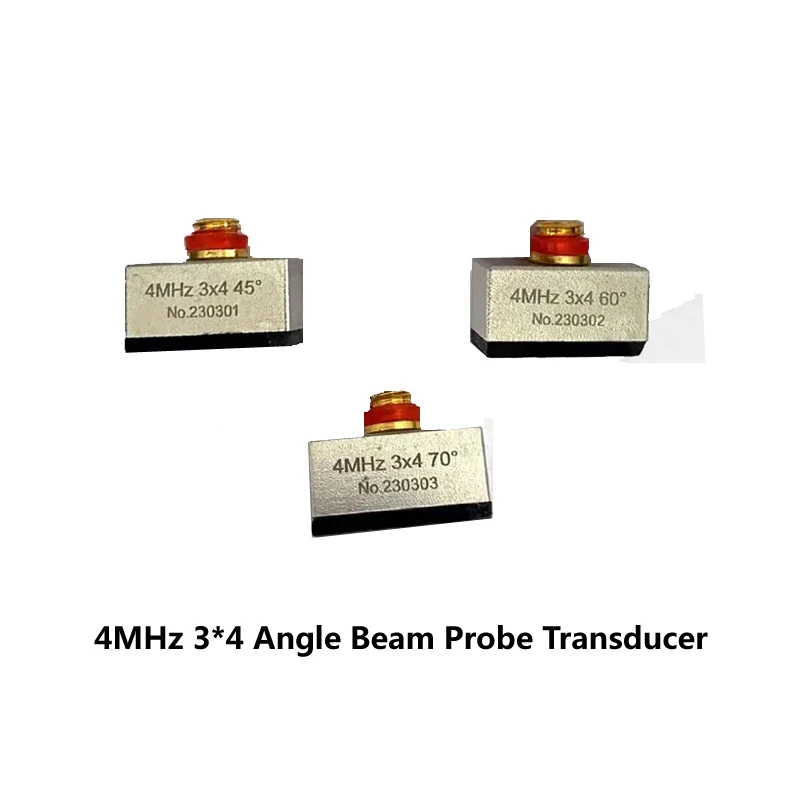 Angular beam of light probe transducer 4MHz 5MHz 3 * 4 for NDT transducer NDT ultrasonic probe