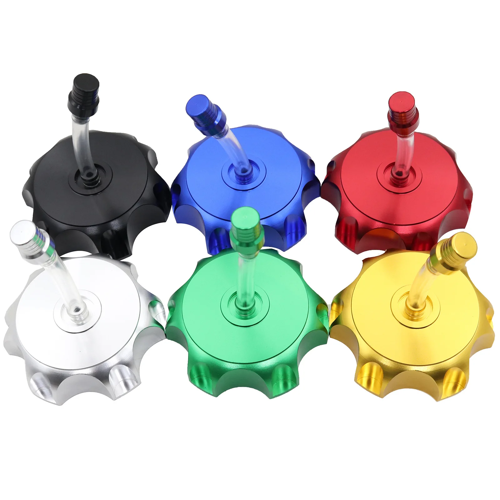 

Off road motorcycle modification 50-250CC high race plastic aluminum fuel tank cover, oil pot cover with ventilation vent 50MM