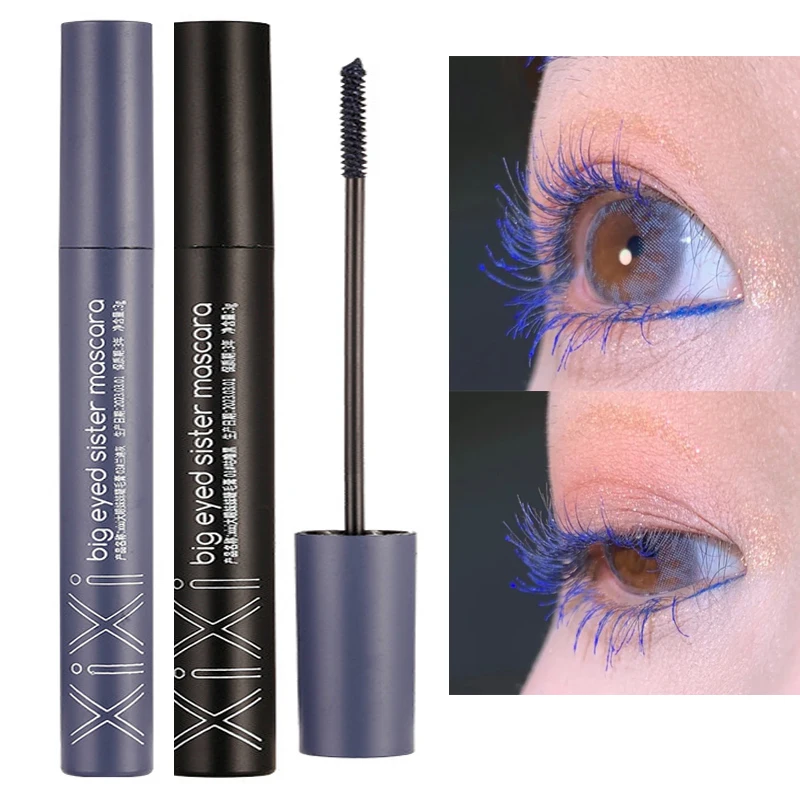 Mascara impermeabile colorato 4D per l'estensione delle ciglia nero blu rosso allungamento spesso Eye Lash Eyes strumento per il trucco cosmetici coreani