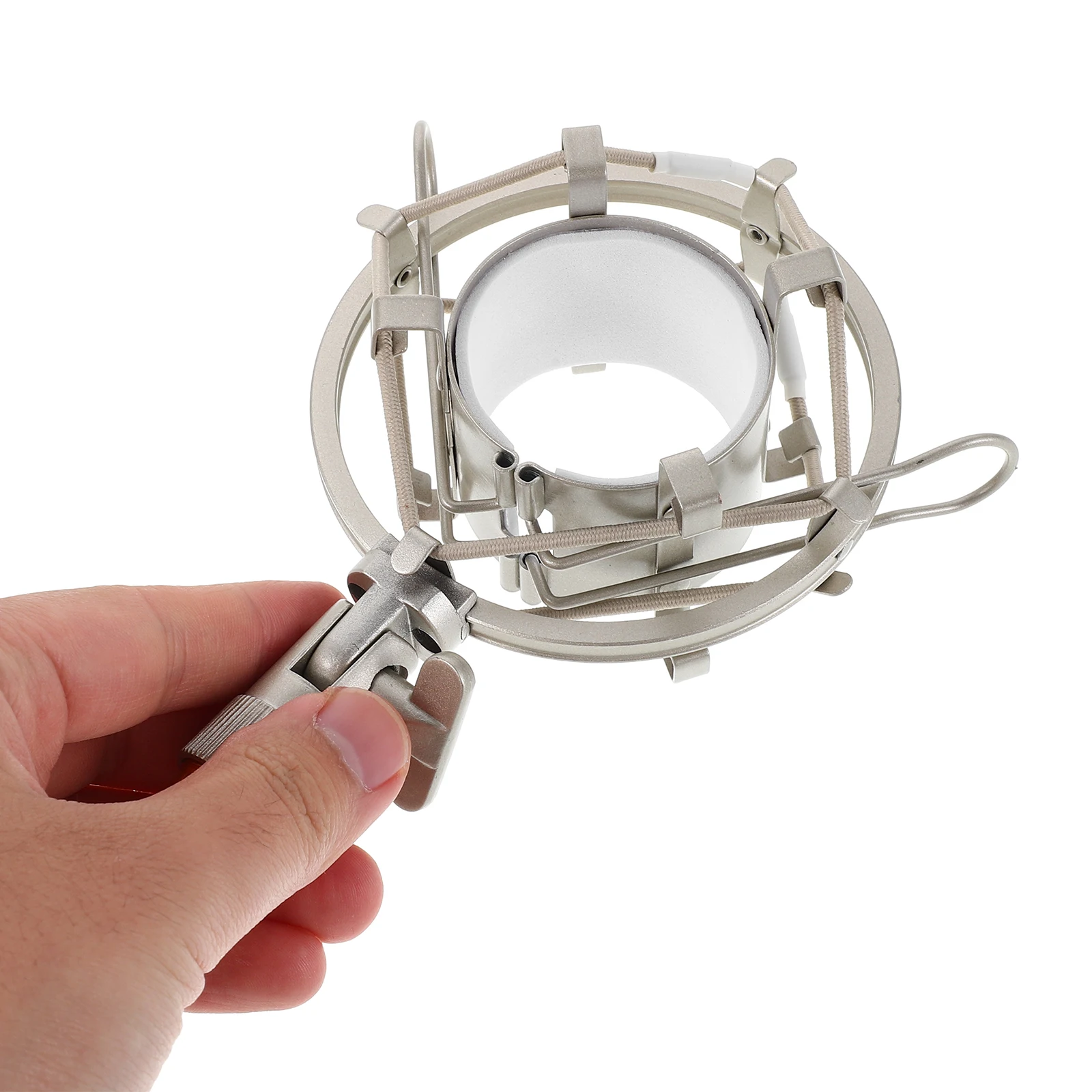 

Microphone Shock Mount Clamp with High Isolation Anti-Vibration Design for Studio Recording Condenser Mic Holder Live Streaming