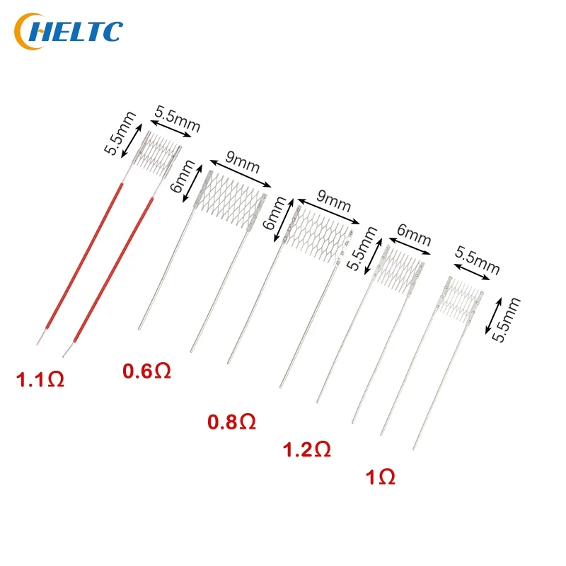 10 teile/schachtel DIY Umbaus atz v2 Spl-10 0.6/0,8 Ohm Spl-10 1.0/1,2 Ohm Maschen spule Widerstands draht Ersatz zubehör Werkzeug
