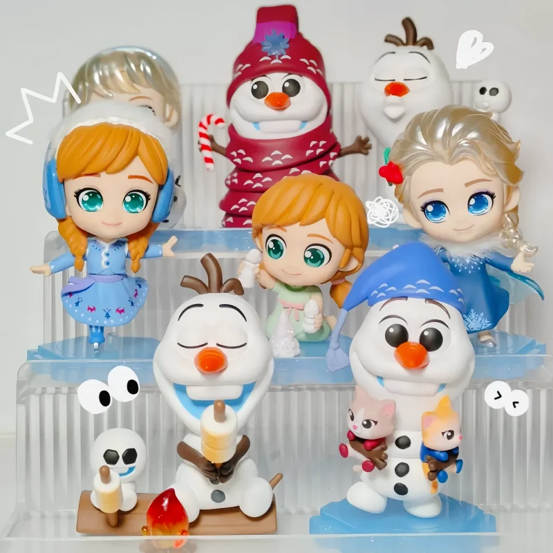 Hot Selling Disney Frozen 2.0 Blind Box Elsa Young Anna Cosbi Ice And Snow World Collection Model Mystery Box Xmas New Year Gift