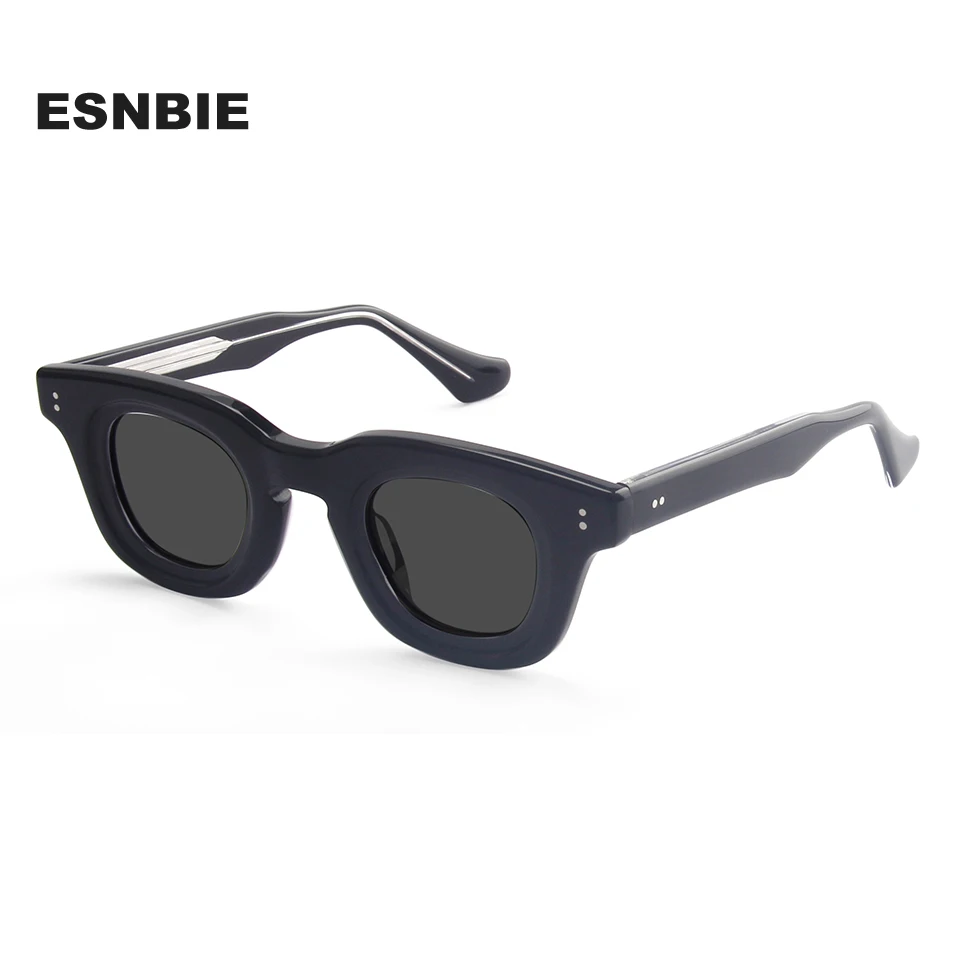 

Street Acetate Round Sunglasses Polarized Men And Women Designer Punk Eyewear Shades Steampunk Hip Hop Oval Sun Glasses UV400