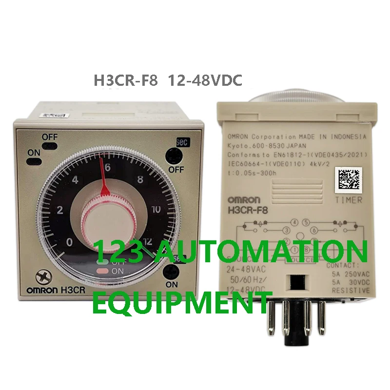 Authentic New Omron H3CR-A H3CR-F8 H3CR-A8 H3CR-A8E H3CR-H8L Time Relay 12-48VDC/100-240VAC/24-48VDC/24VDC/220VAC Timer