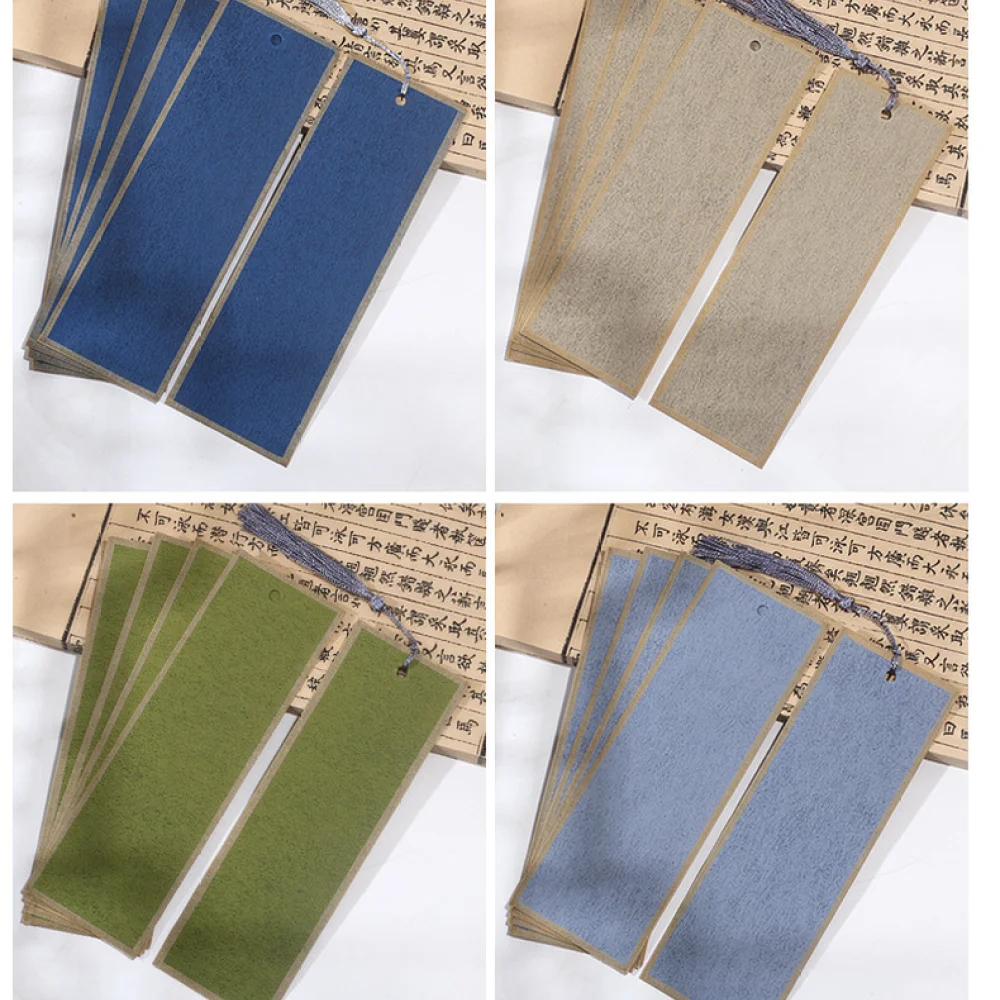 Classical Paper Bookmark DIY Blank Calligraphy Paper For Ink Wash Painting Handcrafted Art Bookmark Stationery Supplies