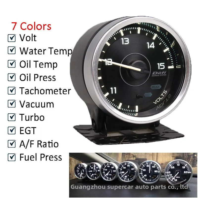

Defi A1 Car Modified Gauge - Racing Tachometer, Water Oil Temperature Voltage Vacuum, Oil Pressure Turbo Pressure Gauge