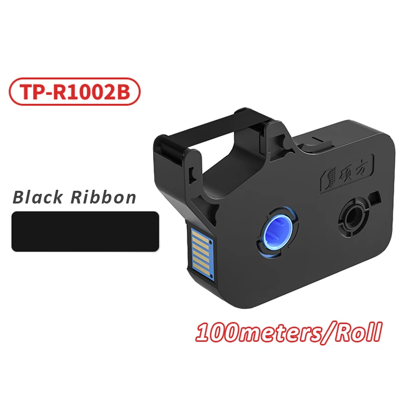 Черная лента для термоусадочной трубки TP70 TP76i TP80 TP86, 1 шт.