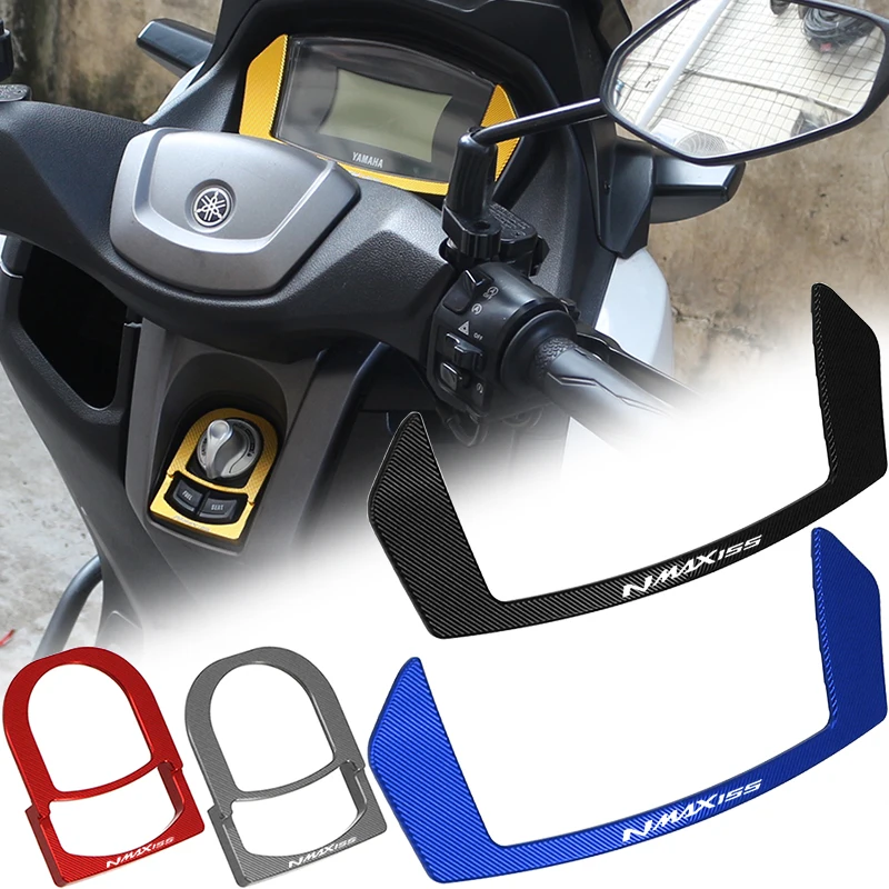 

Motorcycle For Yamaha NMAX155 NMAX Speedometer Gauge Instrument Meter Ring Cove Electric Door Lock Switch Cover Cap Protector