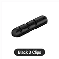 3 Clips Black