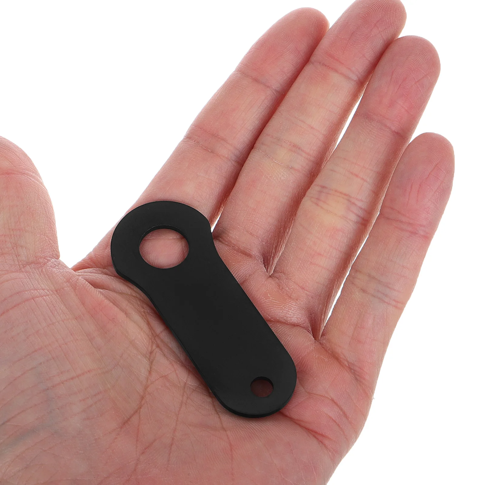 Set da 5 pezzi di 5 grucce Campana da guida fortunata con portachiavi ad anello diviso Indicatore di direzione posteriore Bobber indiano nero